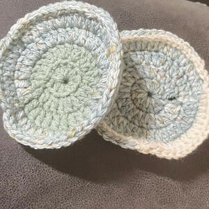 NWT Set of 2, mug hug crochet coasters